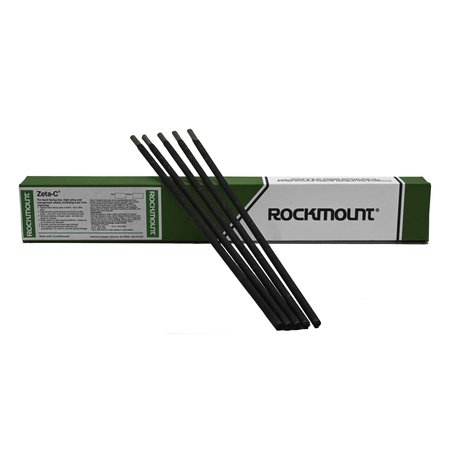 ROCKMOUNT RESEARCH AND ALLOYS Zeta C, 18" Hardfacing Electrode for Extreme Abrasion Accompanied with Impact, 1/4" dia., 5lb 3672-5